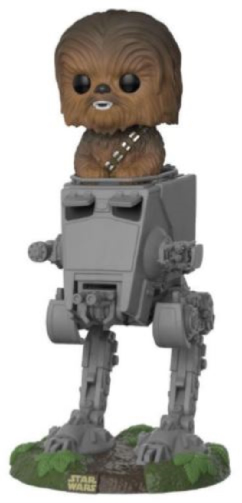 FUNKO ACTION FIGURES FUNKO POP DELUXE STAR WARS: CHEWBACCA W/ AT-ST FUNKO ACTION FIGURES FUNKO POP DELUXE STAR WARS: CHEWBACCA W/ AT-ST